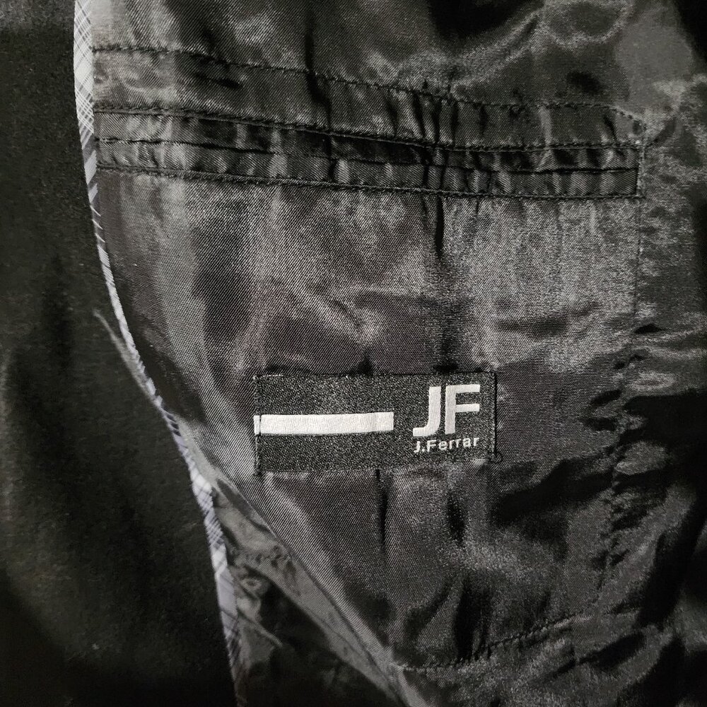 NWT Jf j.ferrar men’s wool bland pea coat black medium - Picture 6 of 9